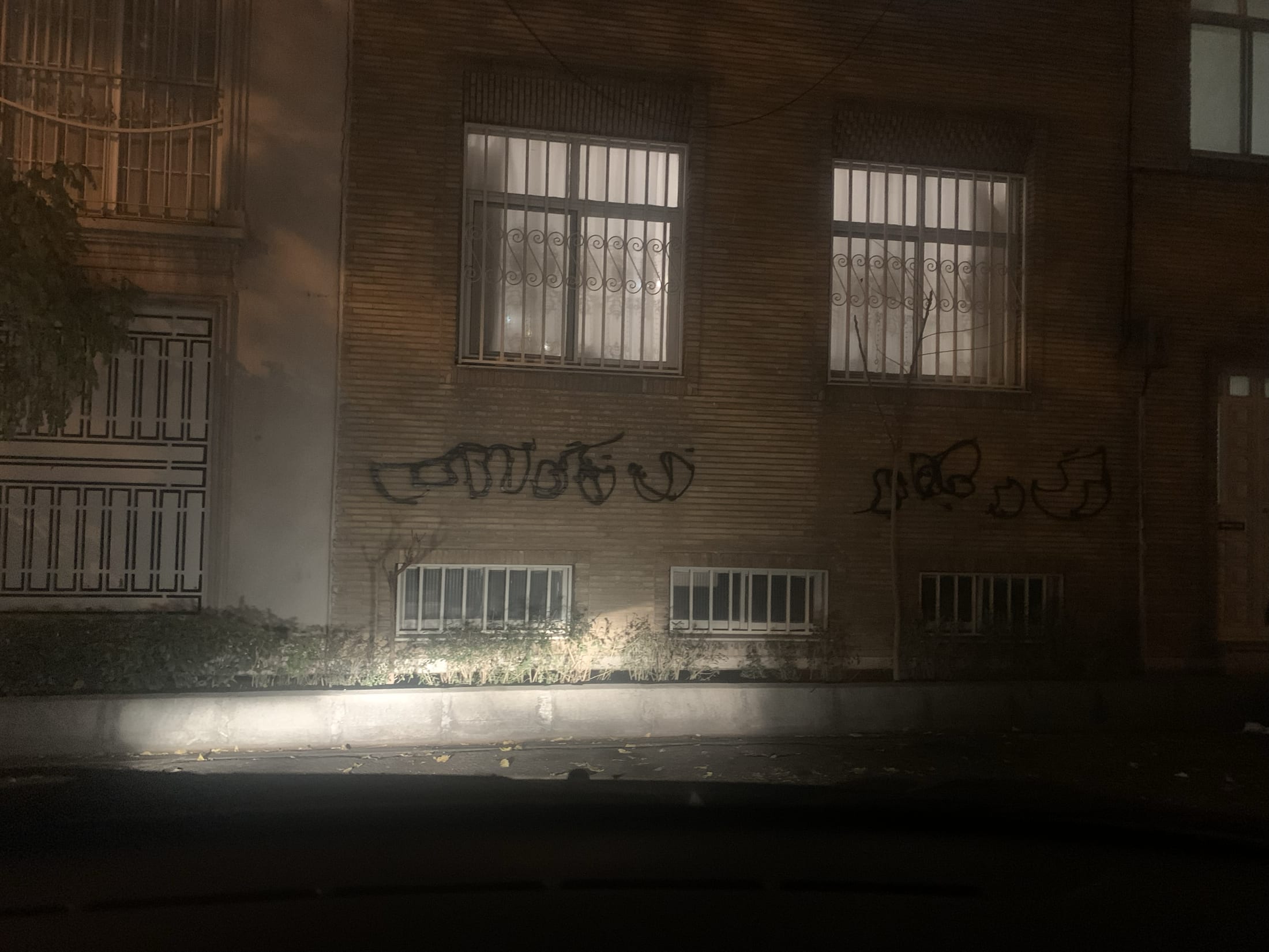 Night street in Tehran